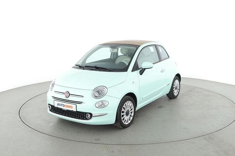 Grün Gebraucht 2020 Fiat 500C Lounge Cabrio | 15.290 € (Teuer) - Bild 1/3