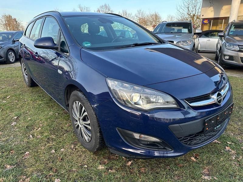 Gebraucht Opel Astra Edition 110 PS (80 kW) 2014 Blau Kombi