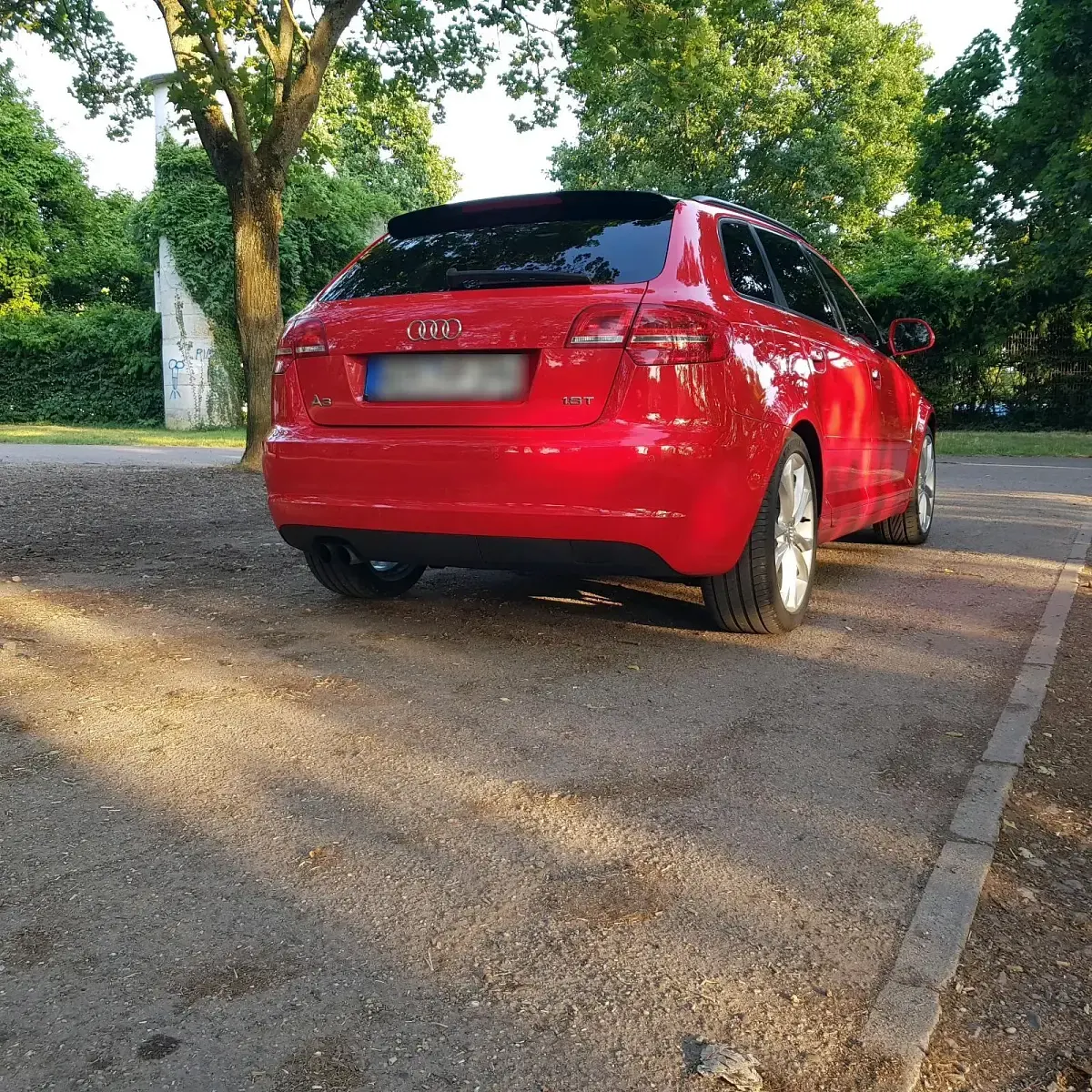 Brugt Audi A3 S-Line 160 HK (117 kW) 2009 Rød Hatchback