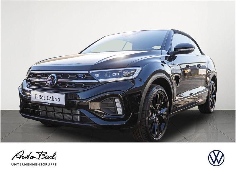 Schwarz (deep black perleffekt schwarz) Neu 2025 VW T-Roc Cabriolet R-line Cabrio | 50.115 € (Teuer) - Bild 1/4