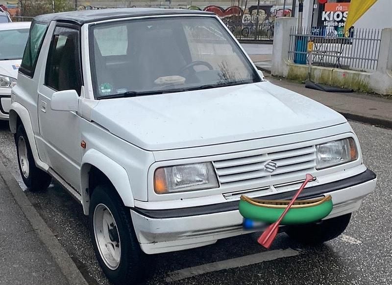 Gebraucht Suzuki Vitara 80 PS (58 kW) 1994 Weiß Cabrio