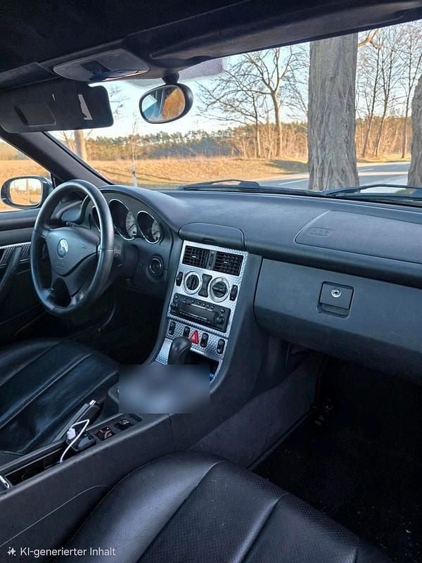 Gebraucht Mercedes SLK230 197 PS (144 kW) 2001 Schwarz Cabrio