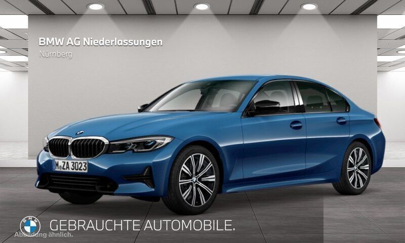 Blau Gebraucht 2022 BMW 330 Sport Line Limousine | 40.890 € (Teuer) - Bild 1/4
