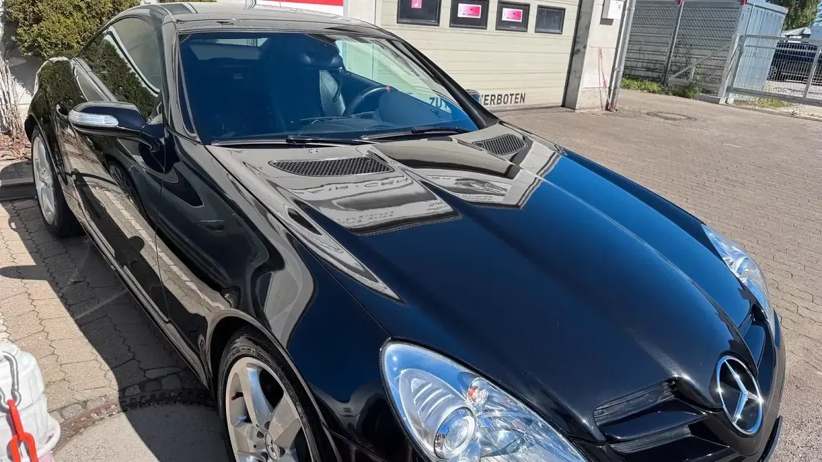 Gebraucht Mercedes SLK200 163 PS (119 kW) 2007 Schwarz Cabrio