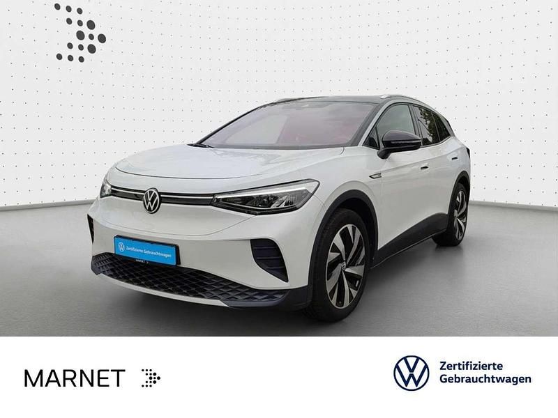 2y gletscherweiß metallic Gebraucht 2021 VW ID.4 Pro Performance SUV | 26.590 € (Fairer Preis) - Bild 1/3