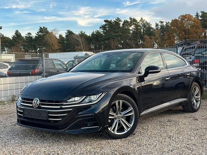 Schwarz Gebraucht 2021 VW Arteon R-line Edition Limousine | 21.700 € (Fairer Preis) - Bild 1/4