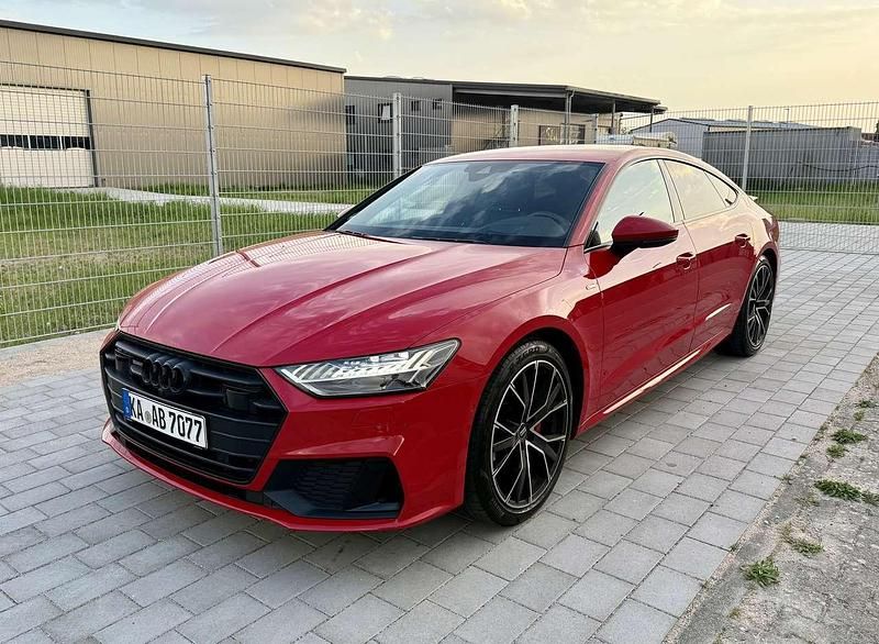 Rot Gebraucht 2019 Audi A7 S-Line Kleinwagen | 41.500 € (Guter Preis) - Bild 1/4