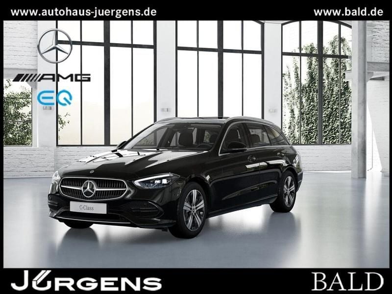 Metalliclack obsidianschwarz metallic Gebraucht 2023 Mercedes C300e Avantgarde Kombi | 34.550 € (Fairer Preis) - Bild 1/4