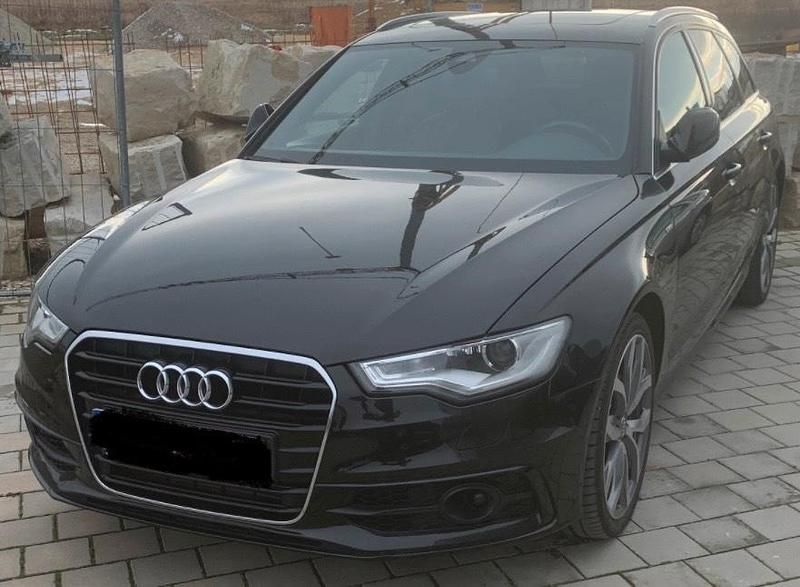 Schwarz Gebraucht 2013 Audi A6 S-Line Kombi | 8.999 € - Bild 1/4