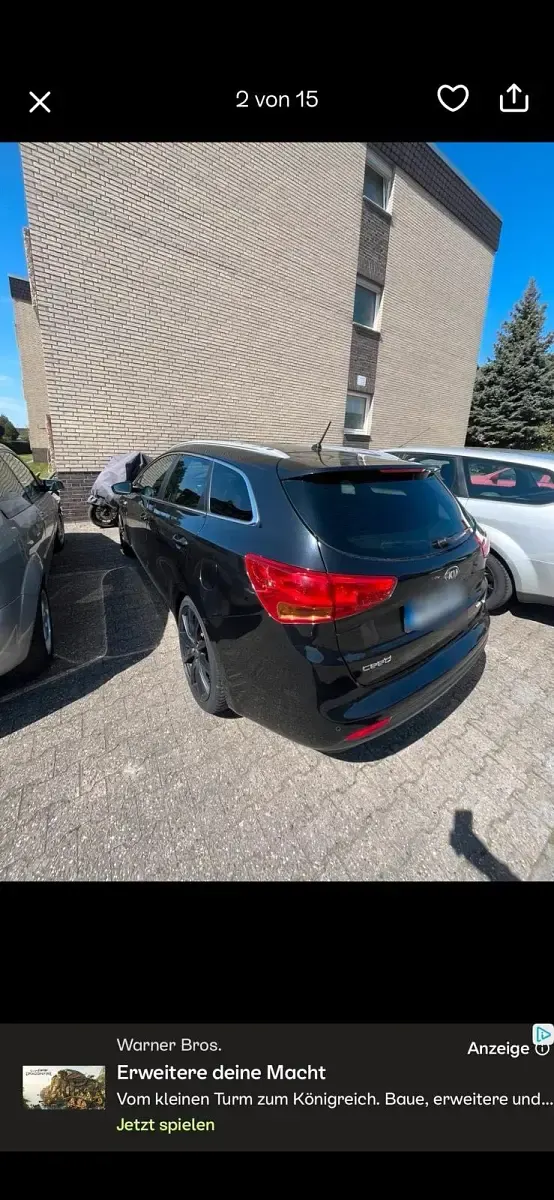 Gebraucht Kia Ceed 128 PS (94 kW) 2013 Schwarz Kleinwagen