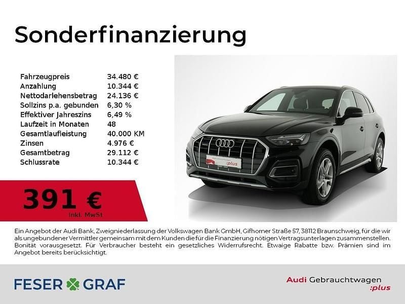 Gebraucht Audi Q5 Ambiente 286 PS (210 kW) 2022 Brillantschwarz SUV