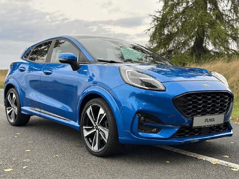 Blau Gebraucht 2021 Ford Puma ST-Line X SUV | 16.900 € (Teuer) - Bild 1/4