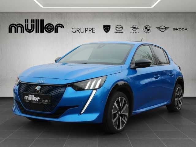 Blau Gebraucht 2020 Peugeot e-208 GT Kleinwagen | 16.610 € (Fairer Preis) - Bild 1/1