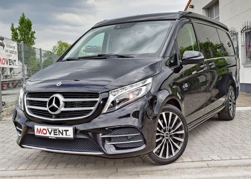 Schwarz Gebraucht 2018 Mercedes V250 Marco Polo Van / Kleinbus | 45.900 € (Guter Preis) - Bild 1/4