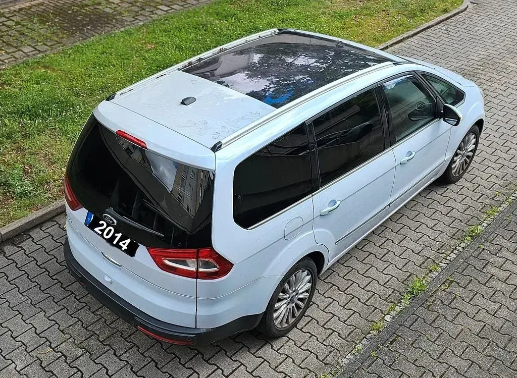 Gebraucht Ford Galaxy Titanium 200 PS (147 kW) 2014 Weiß Van / Kleinbus