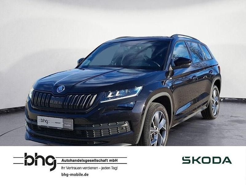 Schwarz Gebraucht 2021 Skoda Kodiaq SportLine SUV | 33.730 € (Fairer Preis) - Bild 1/4