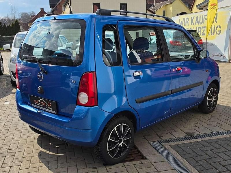 Gebraucht Opel Agila Basis 58 PS (42 kW) 2003 Blau Van / Kleinbus