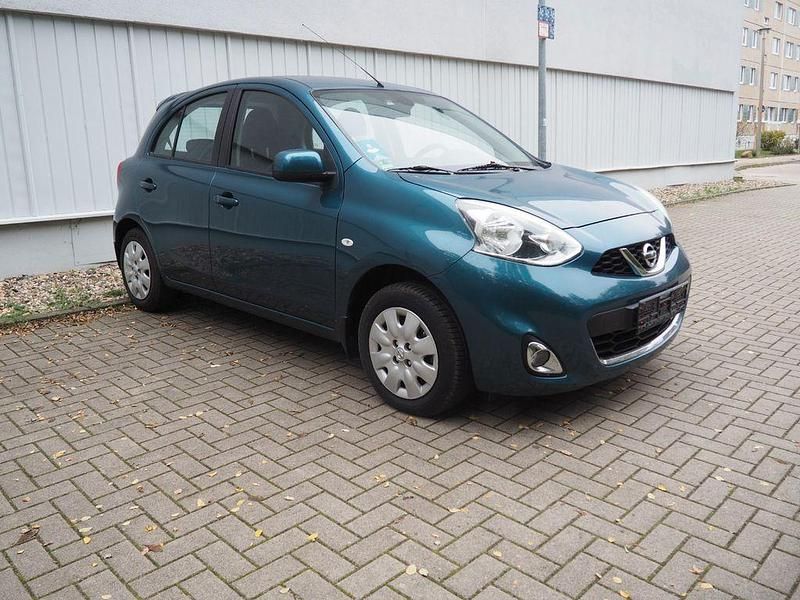 Blau Gebraucht 2015 Nissan Micra Acenta Kleinwagen | 6.790 € (Fairer Preis) - Bild 1/4
