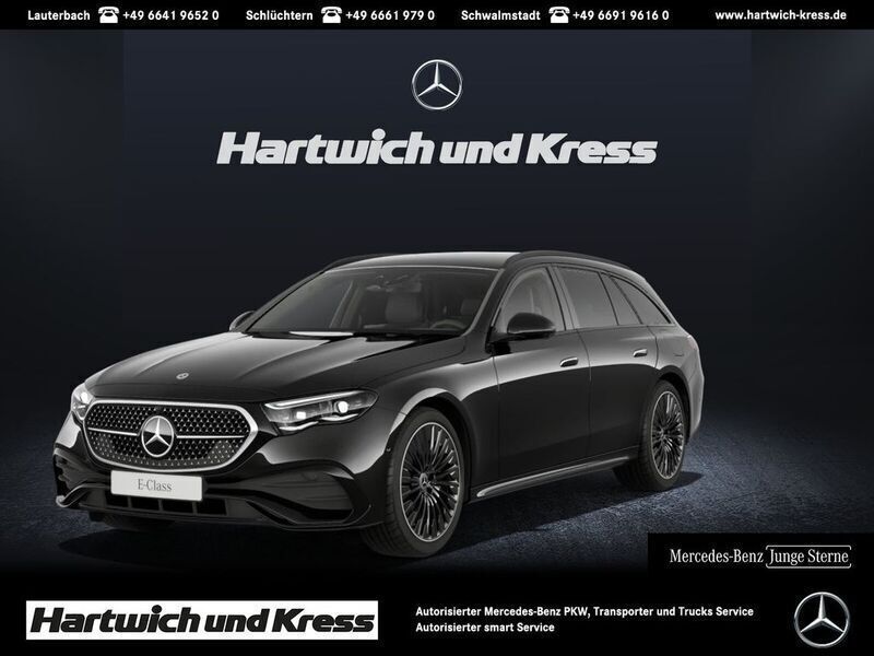 Obsidianschwarz lack Gebraucht 2024 Mercedes E300 AMG Line Premium Kombi | 63.890 € (Teuer) - Bild 1/4