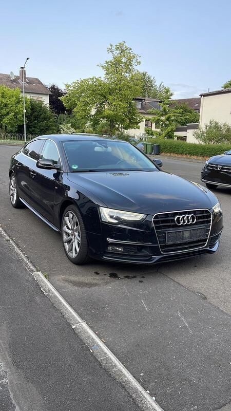 Schwarz Gebraucht 2014 Audi A5 Sportback S-Line Limousine | 12.490 € (Fairer Preis) - Bild 1/4