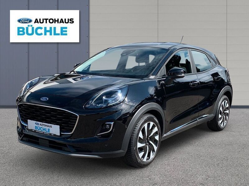 Obsidianschwarz metallic Gebraucht 2023 Ford Puma Titanium SUV | 18.740 € (Guter Preis) - Bild 1/4