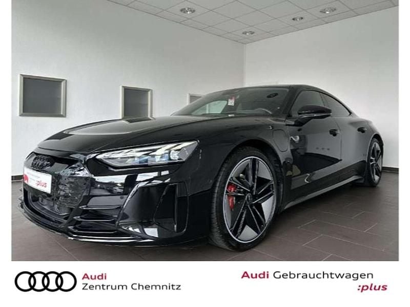 Mythosschwarz metallic Gebraucht 2022 Audi e-tron GT quattro Ambiente Limousine | 61.990 € (Fairer Preis) - Bild 1/4