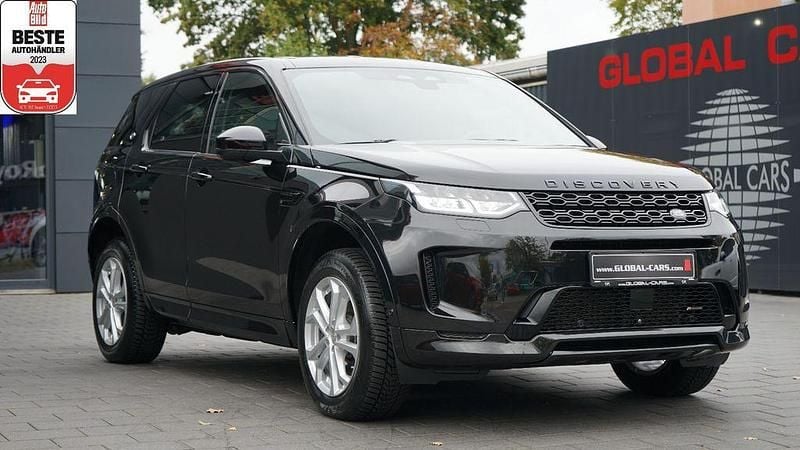 Santorini black Gebraucht 2021 Land Rover Discovery Sport R-Dynamic SUV | 29.885 € (Superpreis) - Bild 1/4