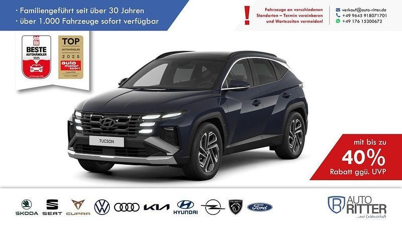 Blau Neu 2025 Hyundai Tucson Prime SUV | 36.890 € (Superpreis) - Bild 1/3