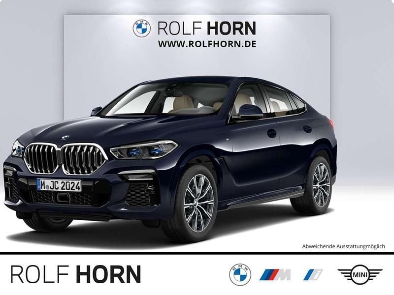 M carbonschwarz metallic Gebraucht 2022 BMW X6 M Sport SUV | 66.660 € (Superpreis) - Bild 1/4