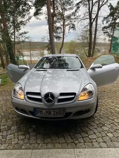 Gebraucht Mercedes SLK200 163 PS (119 kW) 2004 Silber Cabrio
