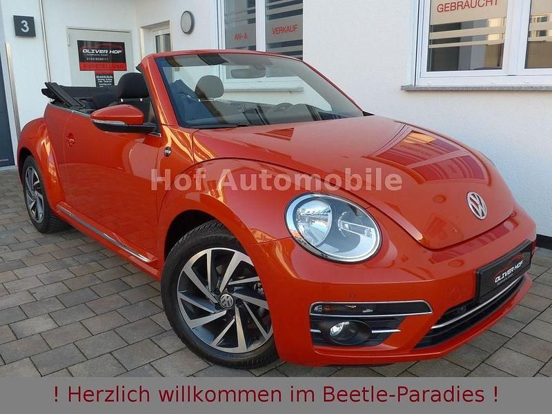 Orange Gebraucht 2018 VW Beetle Sound Cabrio | 25.980 € (Etwas zu teuer) - Bild 1/3