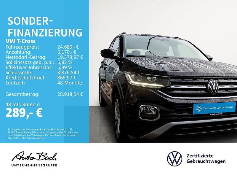 Gebraucht VW T-Cross Move 150 PS (110 kW) 2023 Deep black perleffekt SUV