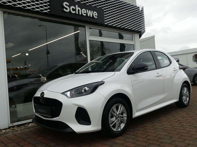 Lunar white Neu 2025 Mazda 2 Center-Line Limousine | 22.490 € (Fairer Preis) - Bild 1/4