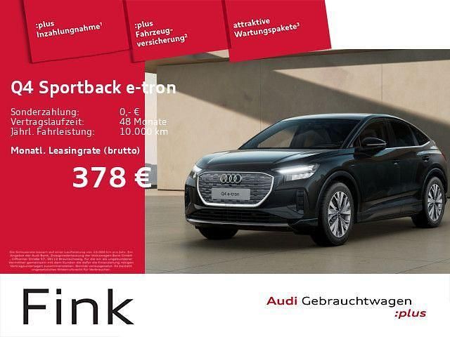 Mythosschwarz metallic Gebraucht 2025 Audi Q4 Sportback e-tron Ambiente SUV | 42.950 € (Superpreis) - Bild 1/4