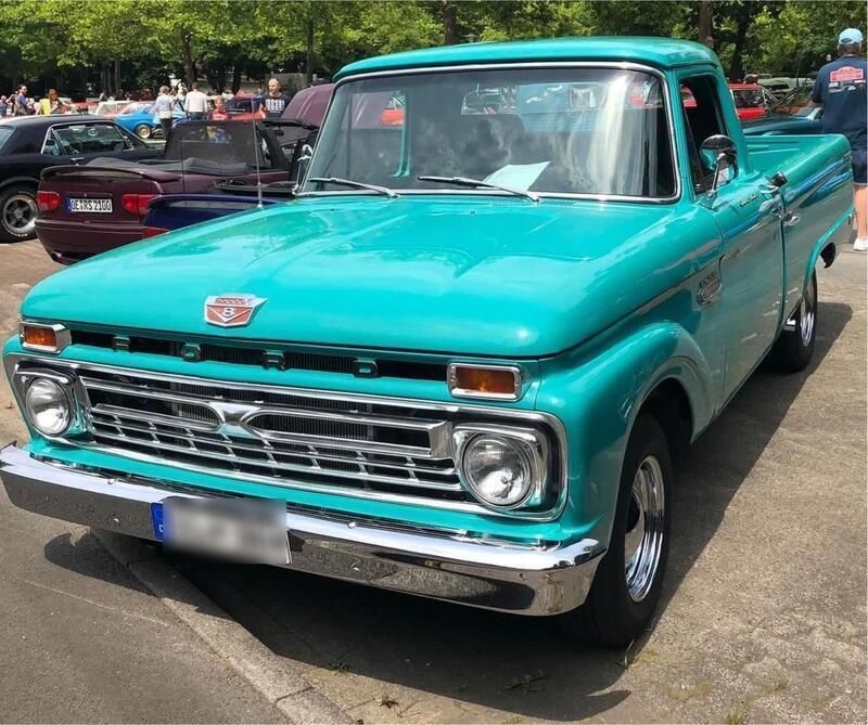 Grün Gebraucht 1966 Ford F100 Abholung | 26.000 € - Bild 1/4