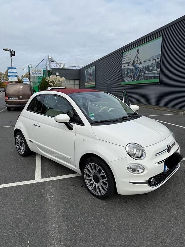 Weiß Gebraucht 2017 Fiat 500C Lounge Cabrio | 7.750 € (Guter Preis) - Bild 1/4