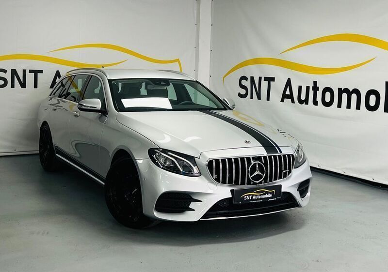 Silber Gebraucht 2018 Mercedes E220 AMG Kombi | 28.990 € (Guter Preis) - Bild 1/4