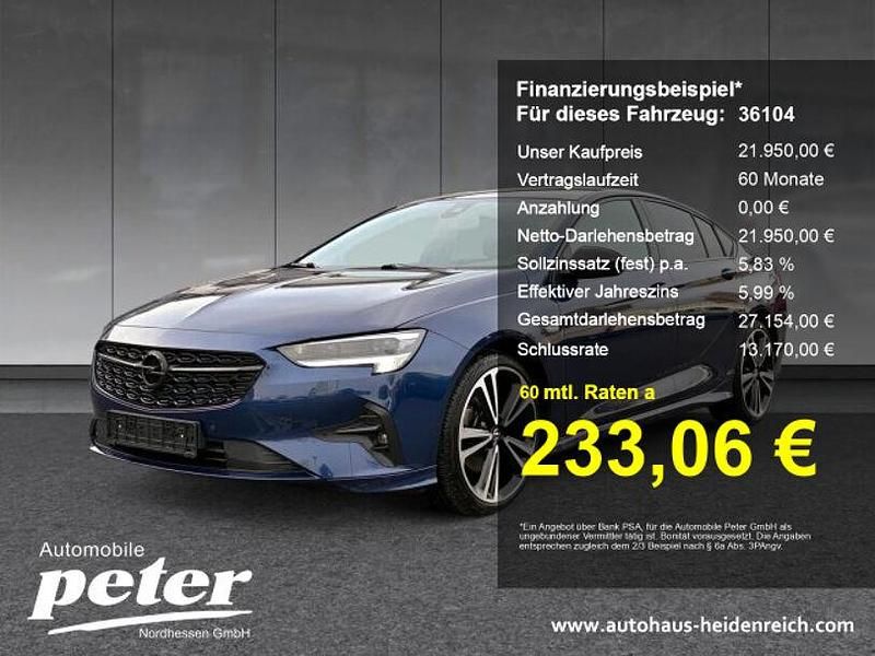 Blau Gebraucht 2022 Opel Insignia Ultimate Limousine | 21.950 € (Fairer Preis) - Bild 1/4