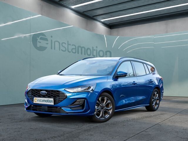 Blau Gebraucht 2024 Ford Focus ST-Line Kombi | 35.250 € - Bild 1/2