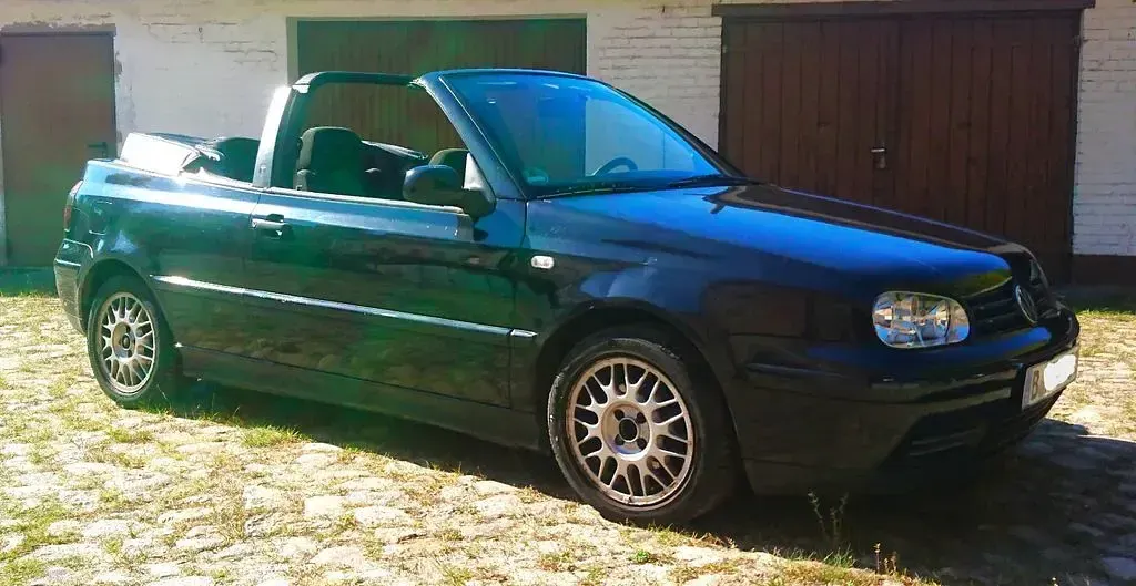 Gebraucht VW Golf Karmann 101 PS (74 kW) 2000 Schwarz Cabrio