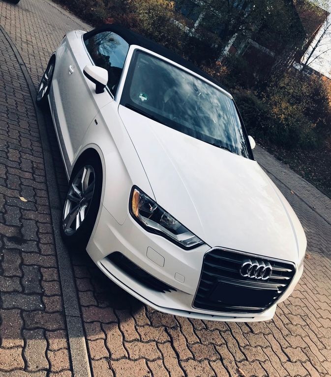 Weiß Gebraucht 2015 Audi A3 Cabriolet Attraction Cabrio | 18.500 € (Guter Preis) - Bild 1/4