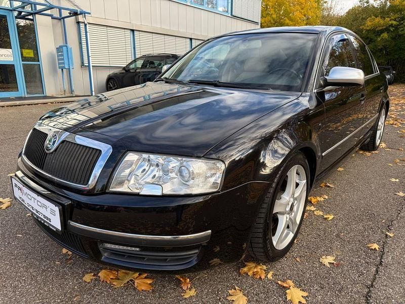 Cerna magic/black magic Gebraucht 2003 Skoda Superb Limousine | 3.990 € (Fairer Preis) - Bild 1/4
