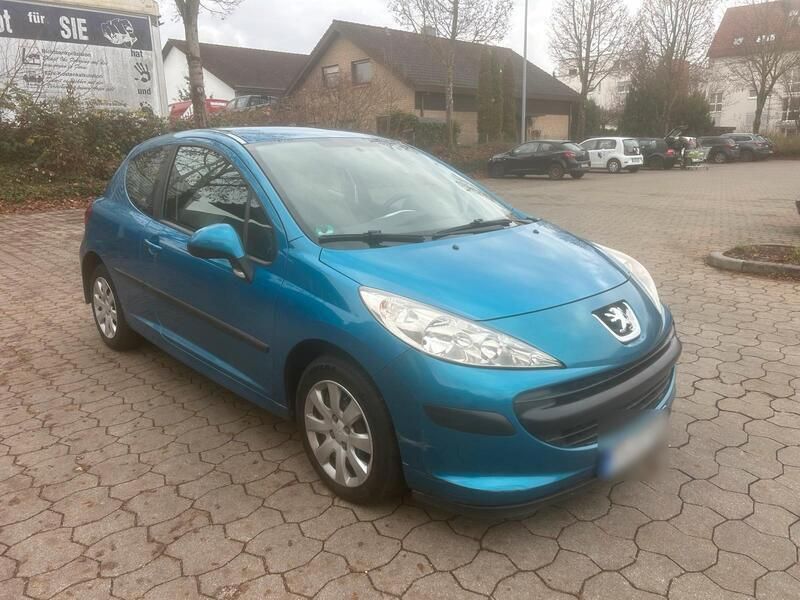 Blau Gebraucht 2007 Peugeot 207 Kleinwagen | 1.000 € (Superpreis) - Bild 1/4