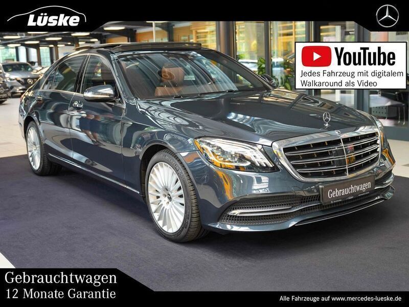 Anthrazitblau Gebraucht 2017 Mercedes S560 Limousine | 47.700 € (Guter Preis) - Bild 1/4