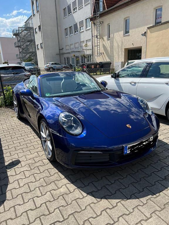 Blau Gebraucht 2021 Porsche 911 Carrera S Cabriolet Cabrio | 141.200 € (Fairer Preis) - Bild 1/3