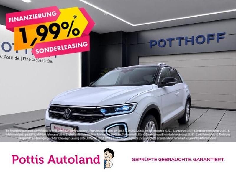 Weiss Gebraucht 2024 VW T-Roc Style SUV | 27.377 € (Guter Preis) - Bild 1/4