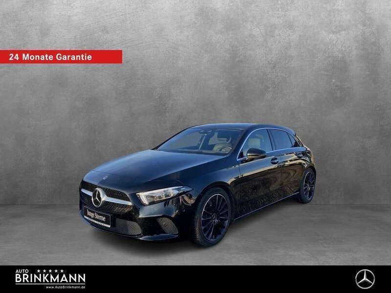lack kosmosschwarz Gebraucht 2019 Mercedes A250 Progressive Limousine | 25.980 € (Guter Preis) - Bild 1/4