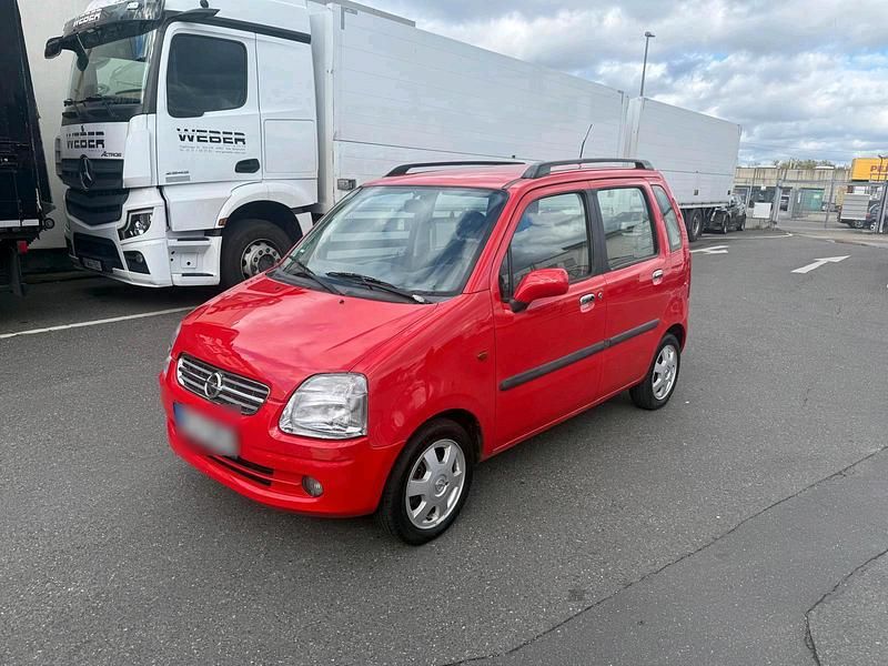 Rot Gebraucht 2002 Opel Agila Kleinwagen | 750 € (Guter Preis) - Bild 1/4