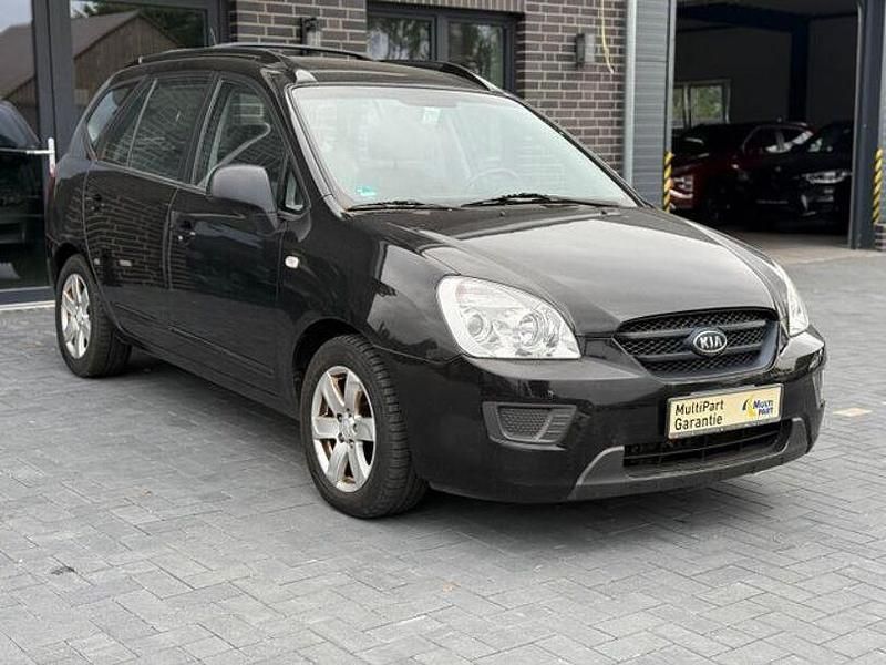 Cassisschwarz met. Gebraucht 2008 Kia Carens LX Van / Kleinbus | 4.490 € (Fairer Preis) - Bild 1/4
