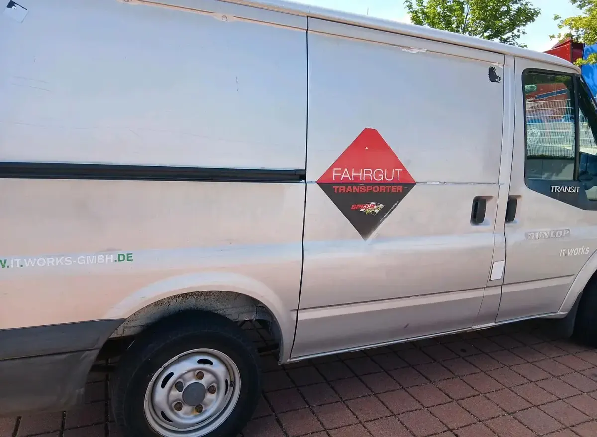 Gebraucht Ford Transit 80 PS (58 kW) 2008 Weiß Van / Kleinbus